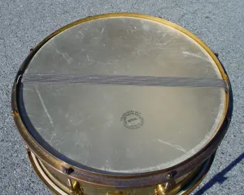 1920-24 LEEDY 6 x 15 GOLD PLATED/FANCY-ENGRAVED MULTI-MODEL &quot;CLASSIC&quot; SNARE DRUM