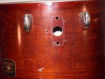 Gretsch 12x15 Walnut Finish  Mounted Tom