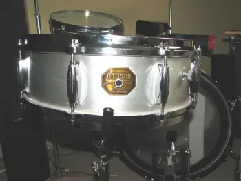 RARE Gretsch 70's Model# 4108 ALUMINUM SHELL snare drum!