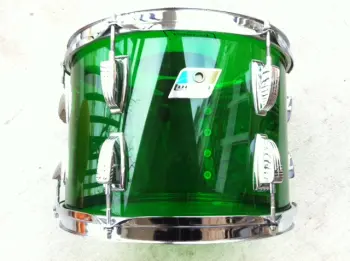 Green Vistalite Big Beat w/Matching 10 Lug Snare
