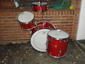 1950's Gretsch Progressive Jazz outfit 12/14/20 w/ matchin 4157 snare! 3ply 50's!!!!