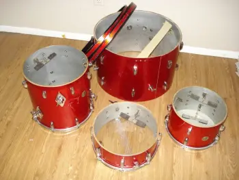 1950's Gretsch Progressive Jazz outfit 12/14/20 w/ matchin 4157 snare! 3ply 50's!!!!