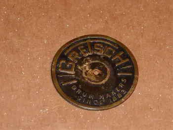 Gretsch Round Badge And Leedy Badge
