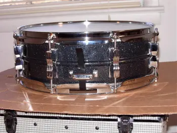 Ludwig Acrolite Blackrolite 5x14&quot; 8 Lug Very Nice Condition!