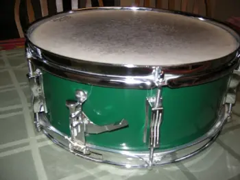 1963 wood shell Ludwig snare to sell..