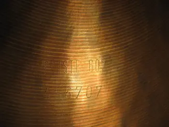 1984 Paiste 602 18 inch Blue Label Thin Flatride