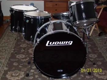 My Ludwig Black Cortex kit *UPDATED*