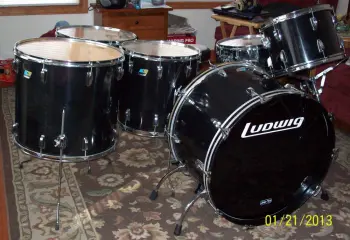 My Ludwig Black Cortex kit *UPDATED*
