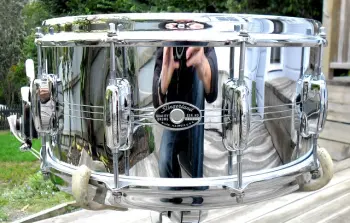 Slingerland Sound King badge placement