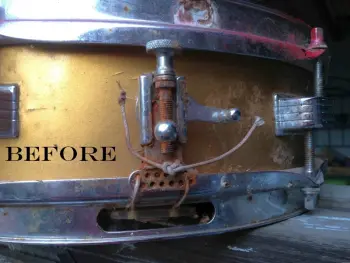 Restoration of a 1969? Ludwig piccolo snare (3x13)