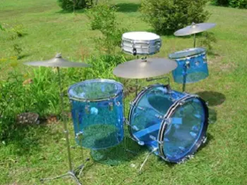 70's Vistalite concert toms and kick