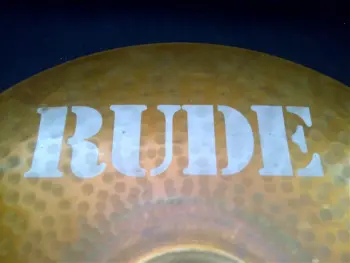 1981 18 inch Paiste RUDE Crash/Ride EXCELLENT condition