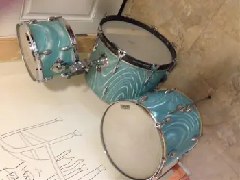 *PROJECT* Gretsch Round Badge 3pc 13/16/20 kit - $750! + shipping