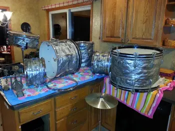 1965 Ludwig Blue Sky Pearl Set