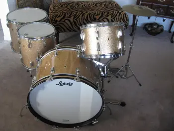1968 Ludwig Champagne Sparkle Kit