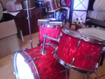 Roxy West Germany Red Satin Flame