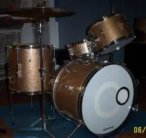 Ludwig Club Date vs. Ludwig Down Beat (mid 60's)
