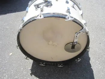 Ludwig Pre serial Keystone 20&quot; bd &amp; a Keystone 16&quot; flr tom silver (1968)
