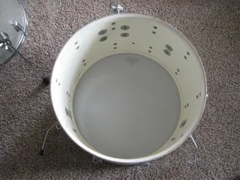 1966 Ludwig 22 and 16 Floor Tom - Silver Sparkle