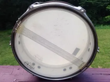 Rare! vintage 60's Ludwig 3&quot; x 13&quot; 'Compacto' Piccolo snare drum in gold lacquer, exc