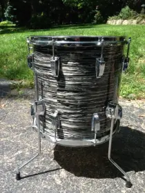 *HOLY GRAIL* Ludwig 60's 14&quot;x14&quot; in ORIGINAL Black Oyster Pearl! WOW!
