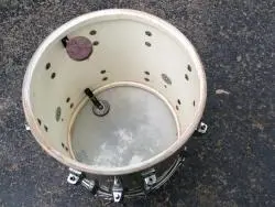 ludwig 60's keystone 14&quot;x14&quot; floor tom in silver sparkle, all original