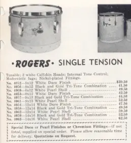 Rogers 12&quot; 5 lug calf reso.
