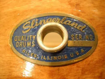 Slingerland &quot;blue&quot; Badge?