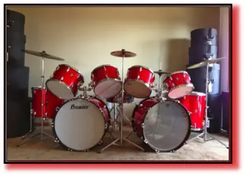 Vintage 70's PREMIER &quot;Powerhouse&quot; Double-Set PD6500/6502