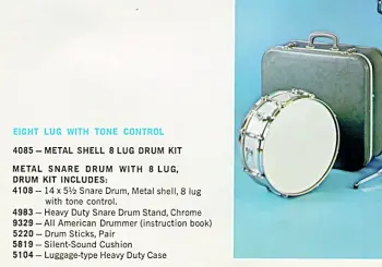 Vintage Gretchen snare - no badge?