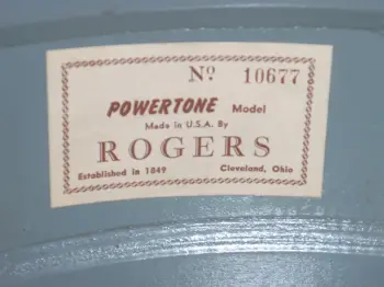 FS - Rogers Cleveland Red Sparkle Powertone Snare