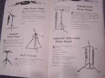 1924 Wilson Bros. drums &amp; accessories catalog