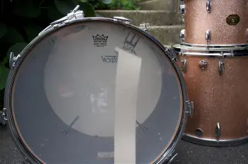 Gretsch SSB with chromed steel bass drum hoops