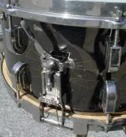 1939-41 LEEDY 6.5 x 14 BROADWAY STANDARD “T-BIRD” ENGRAVED ELITE MODEL