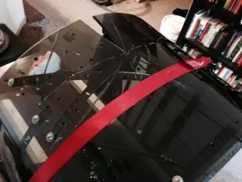 Crazy Smashed Fibes Bass Drum Project