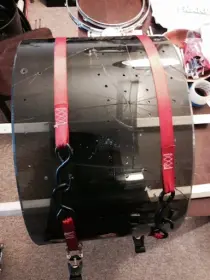 Crazy Smashed Fibes Bass Drum Project