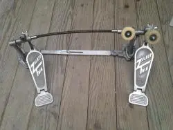 *PEDAL COLLECTORS* Super RARE Zalmer Twin - first double bass drum pedal EVER!