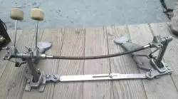 *PEDAL COLLECTORS* Super RARE Zalmer Twin - first double bass drum pedal EVER!