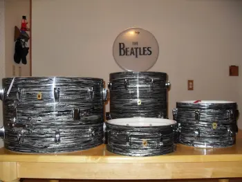 1964 Ludwig Oyster Black Pear 22,13,16