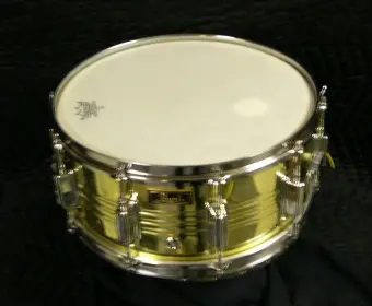 Pearl Brass Snare B4514L Restoration