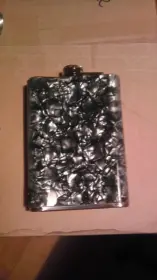 A flask, scrap drum wrap &amp; some creativity