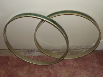 John Grey 22&quot; Wood Bass Drum Hoops - Pair