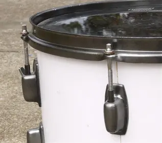 Dark Chrome Ludwig Drums