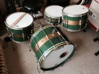 1957 WFL Club Date 22/13/15/Jazzfest Green/Gold Duco!