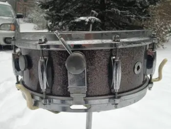 RARE FIND! 60's Gretsch 4157 snare drum in STARLIGHT SPARKLE!