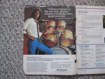 Unusual drum set up