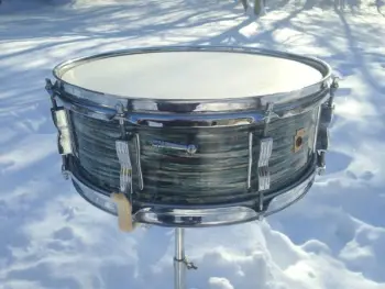 wow! 1962 Ludwig Pre-Serial keystone badge Blue Oyster Pearl Jazz Festival Snare Drum