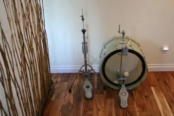 Orange Hi-hat and Bass drum pedal for sale