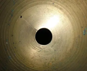 Paiste 602 with hole crack