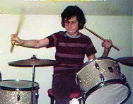 Oldest pic of you existing behind a set of drums.